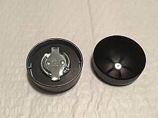 Harley Eaton Gas Caps Gloss Black Knucklehead UL WL WPA WWII OEM# 3507-36