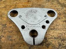 Harley 45742-55 Complete Hummer 1955-59 Fork Top Tree Plate F Marked Clamp Bolt