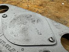 Harley 45742-55 Complete Hummer 1955-59 Fork Top Tree Plate F Marked Clamp Bolt