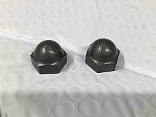 Harley Knucklehead WLA Spring Fork Retainers & 2 Piece Acorn Nuts 39-57 #2634-36