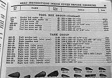 Harley VL Tool Box Mount Kit W/ Keys 1931-1934 OEM# 3475-31A, 3477-31, 3478-31