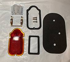 Harley NOS Panhead Tombstone Guidex R-H5 Tail Lamp Restoration Kit 47-54 Knuckle