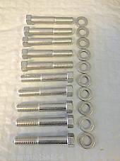 Harley Panhead Head Bolts 48-65 Cad Plated Shovelhead FL FLH EL CP1038, 16814-48