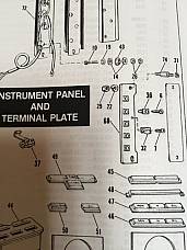 Harley 72300-70 Electra-Glide FL FX Rear Wiring Terminal Plate Shovelhead 70-77