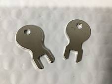 Harley Tool Box Keys 1926-54 JD VL RL DL Knucklehead Panhead UL WLA OEM# 3464-26