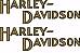 HarleyDavidson 592333 Fuel Gas Petrol Tank Decal VL RL Single 1933 Black Retro