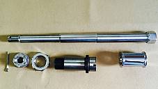 Harley Knucklehead Pan Servi UL Chrome Front Axle Kit 36-48 Springer Fork