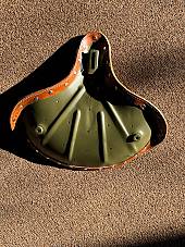 Harley 3181-40M WLA Tan Solo Saddle Seat w/ OD Pan & Hardware Military 1940-45