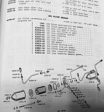 Harley Panhead Rigid Oil Filter Kit OEM# 63800-48 1950-57