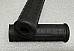 Harley 5621253 Panhead Hummer Waffle Grips Open End Black w/ Logo 195461