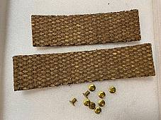 Harley 4113-28A Front Brake Shoe Lining Pad Kit 28-34 C B Single Pup DL