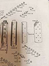 Harley 72301-49 Panhead Bakelite Front Terminal Plate 58-69 FL FLH *Kit*