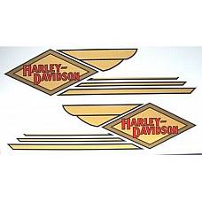 Harley-Davidson 5917-34 Fuel Gas Petrol Tank Decal VL RL 1934-1935 Retro