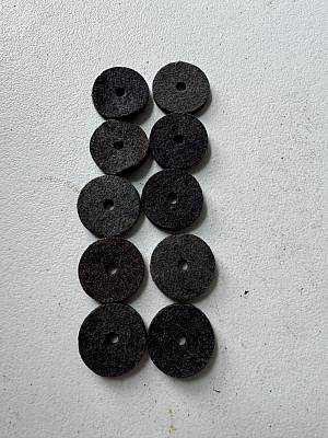 Harley 443323 NOS OEM Battery Terminal Felts 19231964 10 Pack 6611223