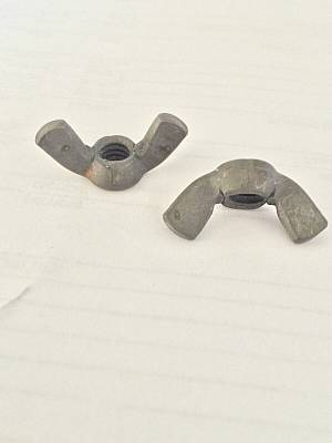 Harley Parkerized Battery Box Wing Nuts 1/420 45 Solo WL WLA Servicar RL DL