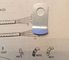 Harley 4726-37 9971 Timer Circuit Breaker Wire Clip Knucklehead Panhead 36-69