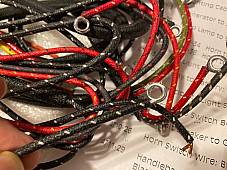Harley 4736-31 Complete 1932-36 Servicar Wiring Harness Kit W/ Tail Lamp Wires