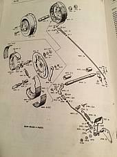 Harley Knucklehead Panhead UL Rear Brake Right Shaft Lever 42560-37 4076-37