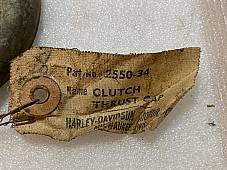 Harley NOS OEM RL W WL WLD Clutch Thrust Cap 1934-1940 OEM# 2550-34