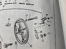 Harley 44524-51 K-Model Sportster Servicar Front Brake Clevis Pin 52-72 Park USA