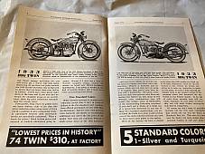 Harley Enthusiast Model Intro Issue 1933 Models Aug 1932 RL VL Servicar Delivery