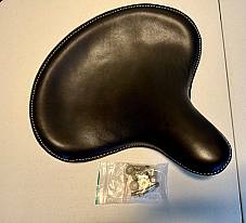 Harley Knucklehead VL WL Panhead Solo Saddle Seat Vented Pan w/ Patent Stamp