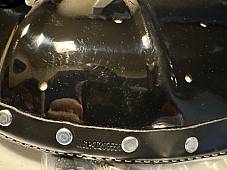 Harley Knucklehead VL WL Panhead Solo Saddle Seat Vented Pan w/ Patent Stamp