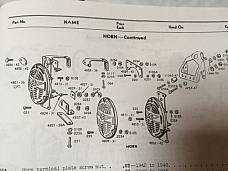 Harley Knucklehead UL WL Horn Terminal Plate 1942-46 OEM# 4829-42