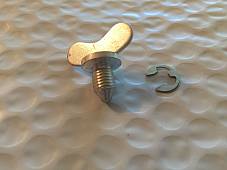 Harley Panhead Tool Box Wing Stud Screw & Clip 55-57 OEM# 64500-52A