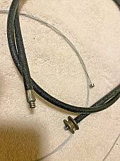 Harley 3334-32 Knuckle UL WLA Cloth Spark Throttle Cable Coil 1936-48  EURO