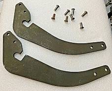 Harley 3730-36 Knucklehead UL WL WLA Fender Brace Clips & Rivets 1936-57 Euro