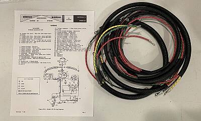 Harley 5356 165 B Hummer Wiring Harness Kit Correct Terminals Electric Models