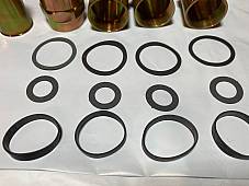 Harley 173-41 WLA WLC Servicar O-Ring Valve Spring Covers Yellow Zinc 1941-73