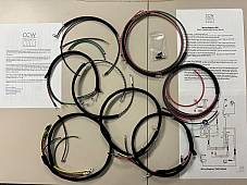 Harley WL Premium 1948-52 Wiring Harness Cotton Looms Correct Terminals USA