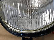 Harley 1943-57 Cycle-Ray Headlamp Knucklehead Black/Black Pan UL WL 4901-35 Euro