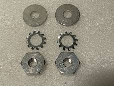 Harley Spotlamp Bar Mount Mounting End Nuts 1946-1957 W/ Front Monroe Shock Cad