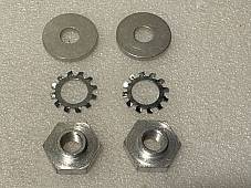 Harley Spotlamp Bar Mount Mounting End Nuts 1946-1957 W/ Front Monroe Shock Cad