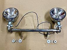Harley Spotlamp Bar Mount Mounting End Nuts 1946-1957 W/ Front Monroe Shock Cad