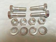 Harley CP-1038 5/16”-24 x 1 1/8” Bolts w/ Nuts & Lock Washers x 4 OEM 4012 Cad