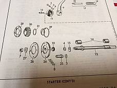 Harley Sportster K-Model Kick Starter Crank Nut & Washer 33362-52, 52-79 KH XL