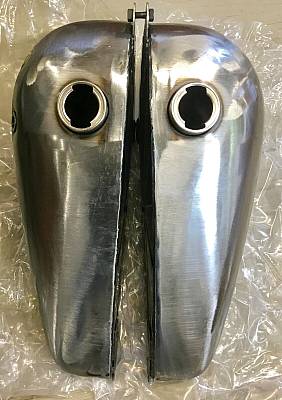 Harley WR Daytona 5 Gal Gas Fuel Tank Set Fit 3752 WL Frames WRTT WLDR WL