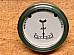 Harley 193437 Knucklehead UL WL RL VL Servicar  Ammeter w/ Logo 458034
