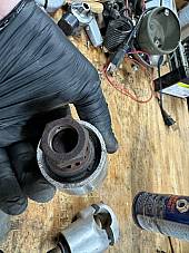 Harley 45740-51A 1953-62 165 ST BT BTU Lightweight Hummer Rubber Mount Risers