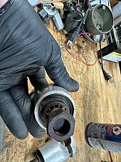 Harley 45740-51A 1953-62 165 ST BT BTU Lightweight Hummer Rubber Mount Risers