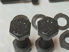 Harley CP-1038 5/16”-24 x 1 Bolts w/ Nuts & Lock Washers Qty 4 OEM 4000