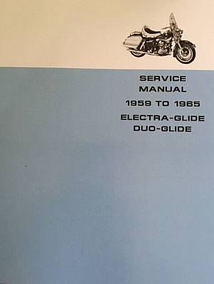 Harley FL FLH Service Manual 58 to 65 Panhead Electra DuoGlide Wiring Diagrams