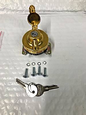 Harley Knucklehead Panhead Briggs Ignition Switch 193666 OEM# 7150036 Brass