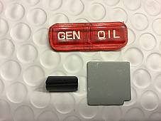 Harley Dash Panel Generator OIl Lens Kit Knucklehead Panhead 1947-61, 71350-47