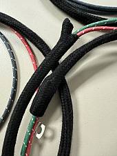 Harley 1946 UL Premium Wiring Harness Kit Correct Terminals Cotton Woven Loom