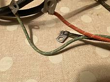 Harley 1946 UL Premium Wiring Harness Kit Correct Terminals Cotton Woven Loom